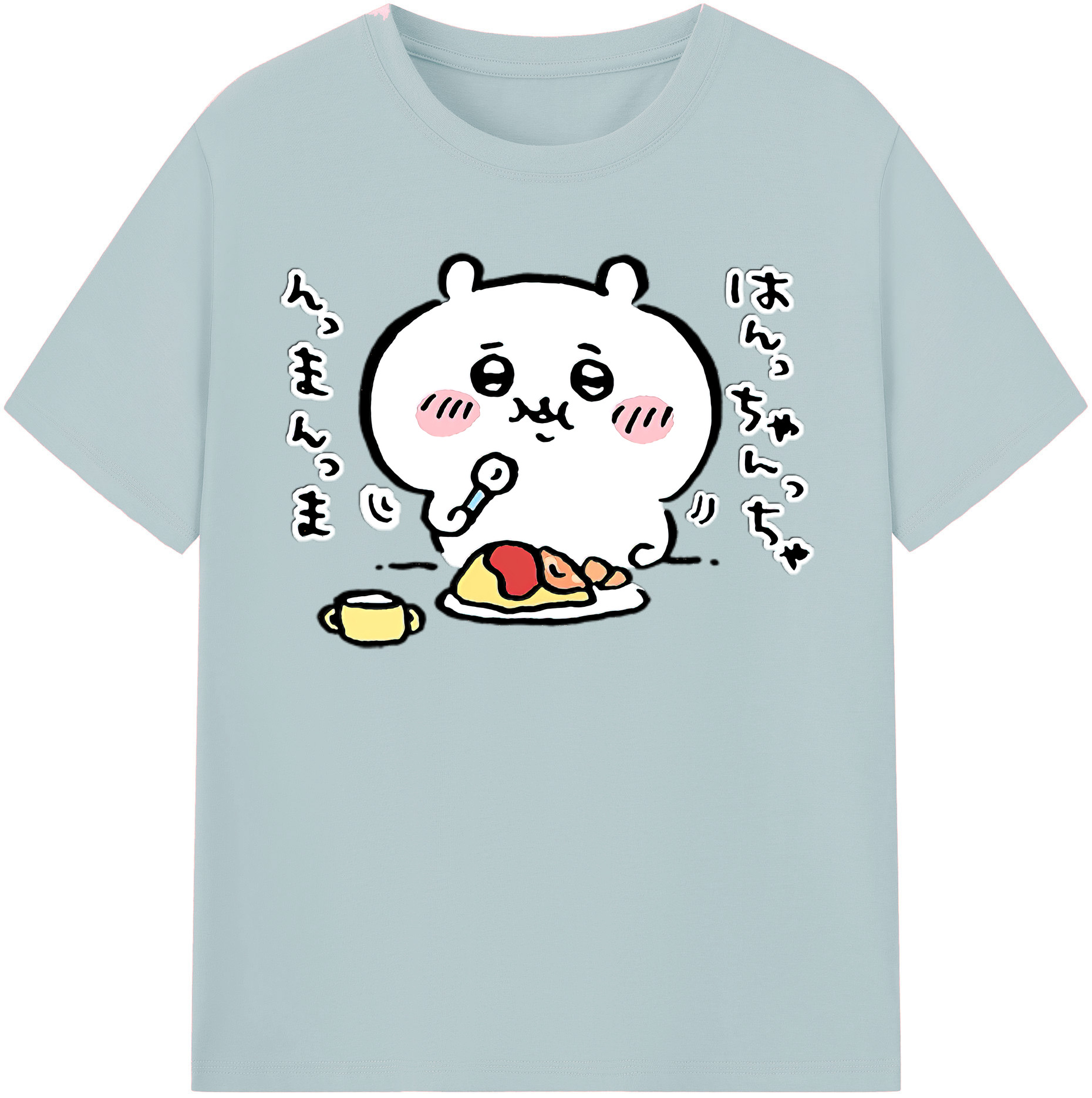 （画像用） ちいかわ ちいかわ Chii-kawa chiikawa 綿100％半袖Tシャツ（フロントプリント）